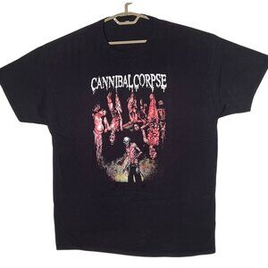 Cannibal Corpse Black Graphic T-Shirt With Horror Design 2012 Large